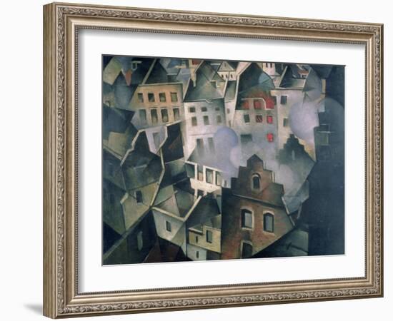 Ypres after First Bombardment-Christopher Richard Wynne Nevinson-Framed Giclee Print