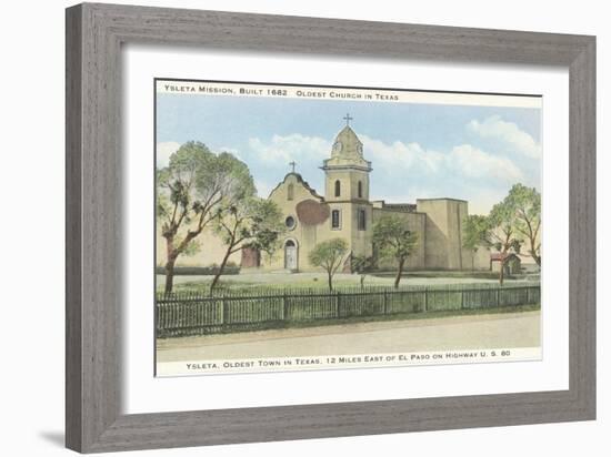 Ysleta Mission, El Paso, Texas-null-Framed Art Print