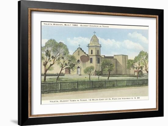 Ysleta Mission, El Paso, Texas-null-Framed Art Print