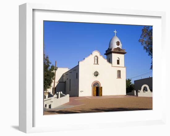 Ysleta Mission on the Tigua Indian Reservation, El Paso, Texas, United States of America, North Ame-Richard Cummins-Framed Photographic Print