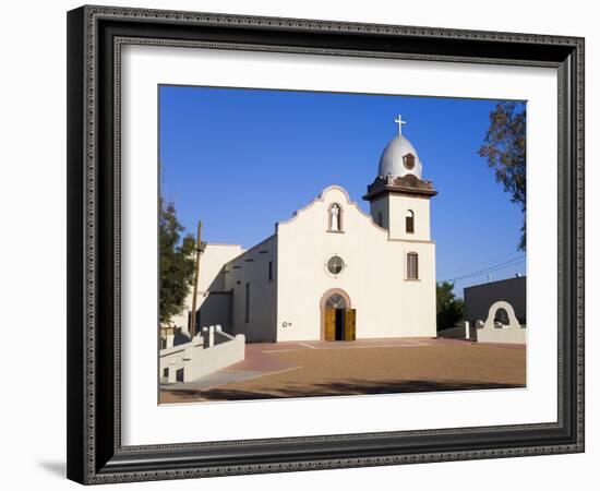 Ysleta Mission on the Tigua Indian Reservation, El Paso, Texas, United States of America, North Ame-Richard Cummins-Framed Photographic Print