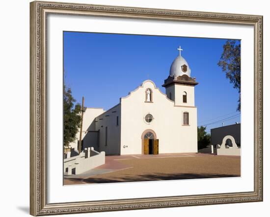 Ysleta Mission on the Tigua Indian Reservation, El Paso, Texas, United States of America, North Ame-Richard Cummins-Framed Photographic Print