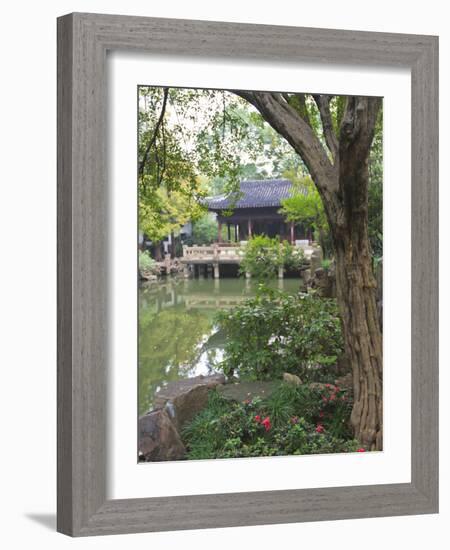 Yu Yuan (Yuyuan) Gardens, Shanghai, China, Asia-Amanda Hall-Framed Photographic Print