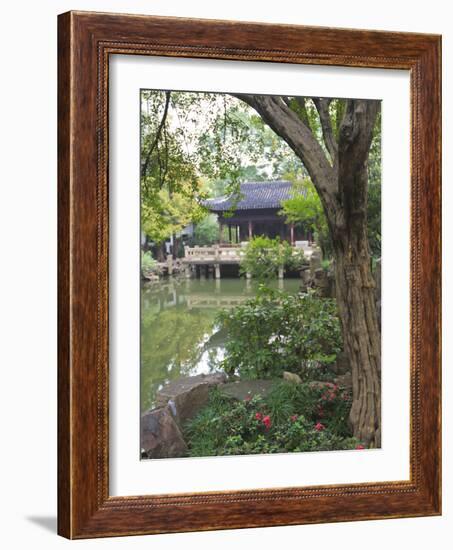 Yu Yuan (Yuyuan) Gardens, Shanghai, China, Asia-Amanda Hall-Framed Photographic Print