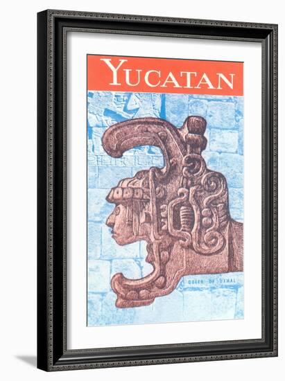 Yucatan Travel Poster-null-Framed Art Print