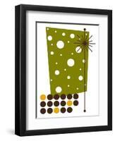 Yucca in Green-Tonya Newton-Framed Art Print