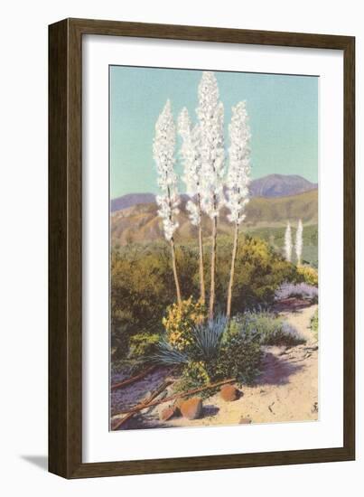 Yuccas in Bloom-null-Framed Premium Giclee Print