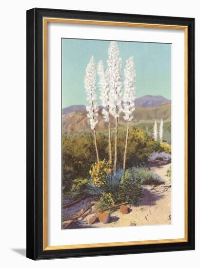 Yuccas in Bloom-null-Framed Premium Giclee Print