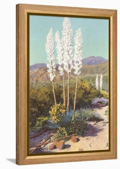 Yuccas in Bloom-null-Framed Stretched Canvas