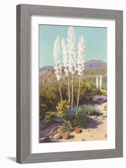 Yuccas in Bloom-null-Framed Art Print