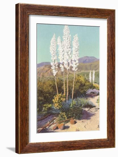 Yuccas in Bloom-null-Framed Art Print