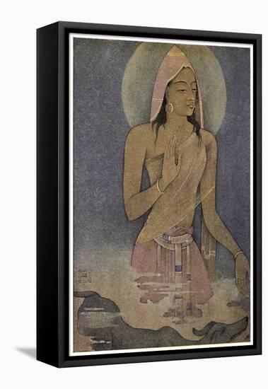Yudhishthira the Eldest of the Pandava Brothers-Nanda Lal Bose-Framed Stretched Canvas