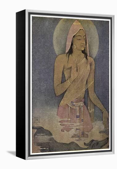 Yudhishthira the Eldest of the Pandava Brothers-Nanda Lal Bose-Framed Stretched Canvas