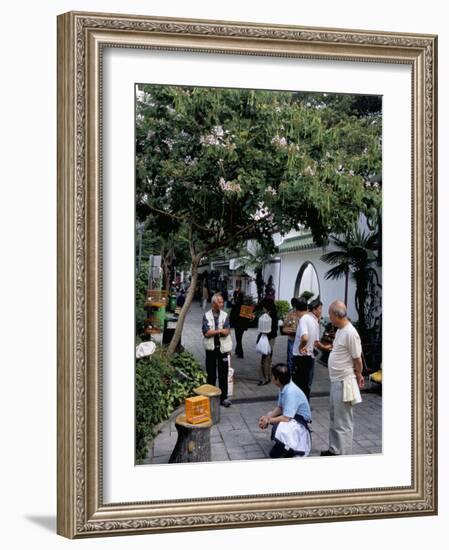 Yuen Po Street Bird Garden, Mong Kok, Kowloon, Hong Kong, China-Amanda Hall-Framed Photographic Print