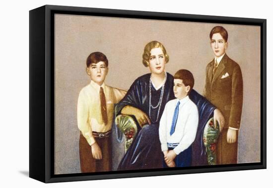 Yugoslav Royal Family-null-Framed Premier Image Canvas