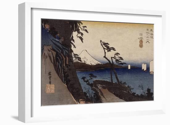 Yui, le col de Satta-Ando Hiroshige-Framed Giclee Print