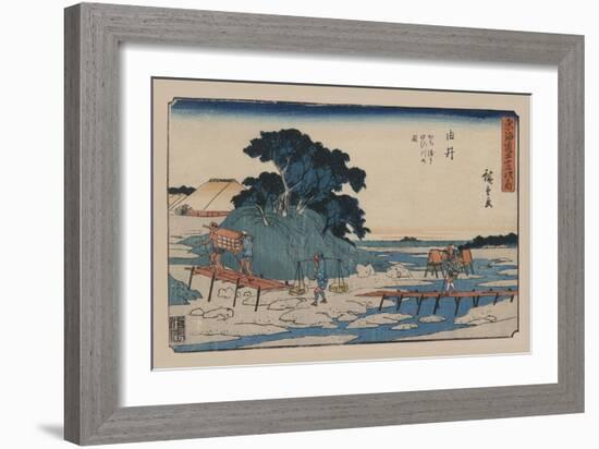 Yui-Ando Hiroshige-Framed Art Print