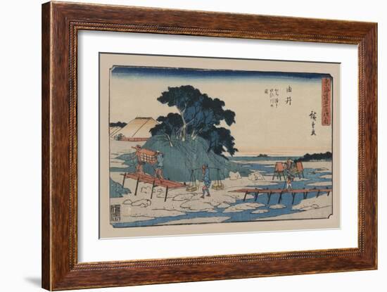 Yui-Ando Hiroshige-Framed Art Print