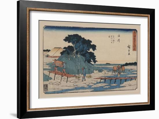 Yui-Ando Hiroshige-Framed Art Print