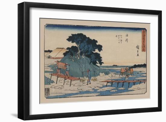 Yui-Ando Hiroshige-Framed Art Print