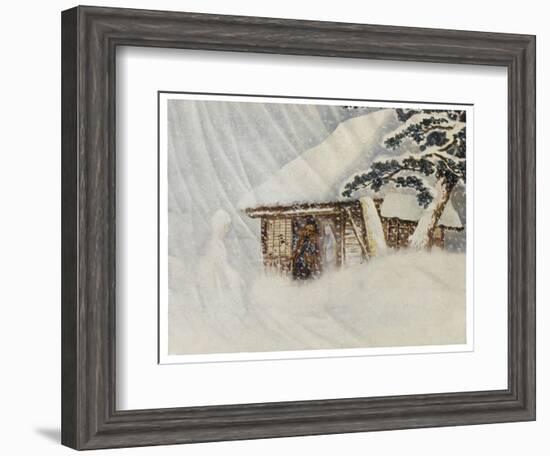 Yuki Onna, Japanese Snow Ghost-R. Gordon Smith-Framed Art Print