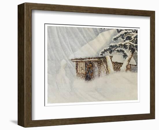 Yuki Onna, Japanese Snow Ghost-R. Gordon Smith-Framed Art Print