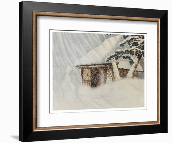 Yuki Onna, Japanese Snow Ghost-R. Gordon Smith-Framed Art Print
