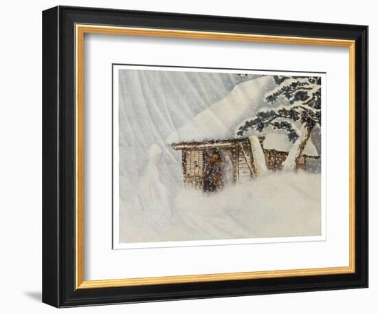 Yuki Onna, Japanese Snow Ghost-R. Gordon Smith-Framed Art Print