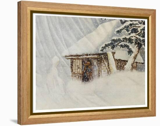 Yuki Onna, Japanese Snow Ghost-R. Gordon Smith-Framed Stretched Canvas