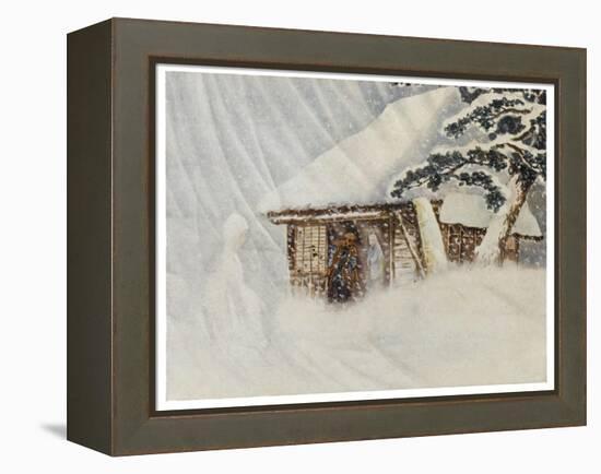 Yuki Onna, Japanese Snow Ghost-R. Gordon Smith-Framed Stretched Canvas