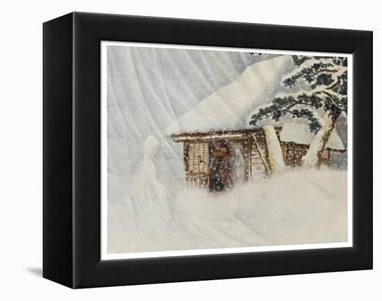 Yuki Onna, Japanese Snow Ghost-R. Gordon Smith-Framed Stretched Canvas