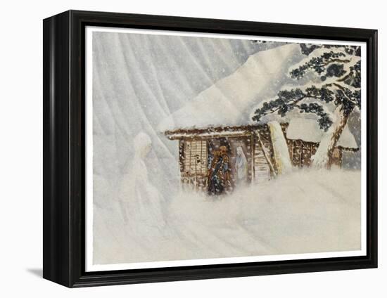 Yuki Onna, Japanese Snow Ghost-R. Gordon Smith-Framed Stretched Canvas