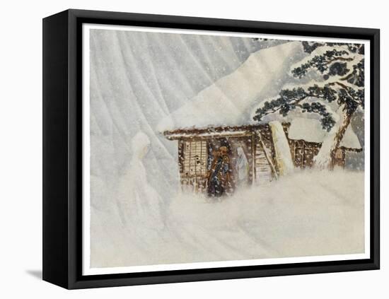 Yuki Onna, Japanese Snow Ghost-R. Gordon Smith-Framed Stretched Canvas