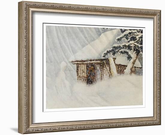 Yuki Onna, Japanese Snow Ghost-R. Gordon Smith-Framed Art Print