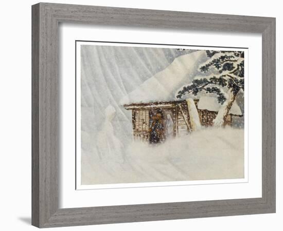 Yuki Onna, Japanese Snow Ghost-R. Gordon Smith-Framed Art Print