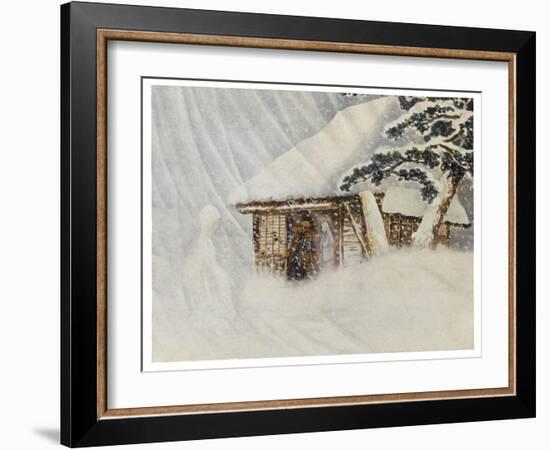 Yuki Onna, Japanese Snow Ghost-R. Gordon Smith-Framed Art Print