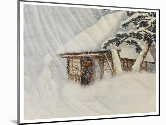 Yuki Onna, Japanese Snow Ghost-R. Gordon Smith-Mounted Art Print