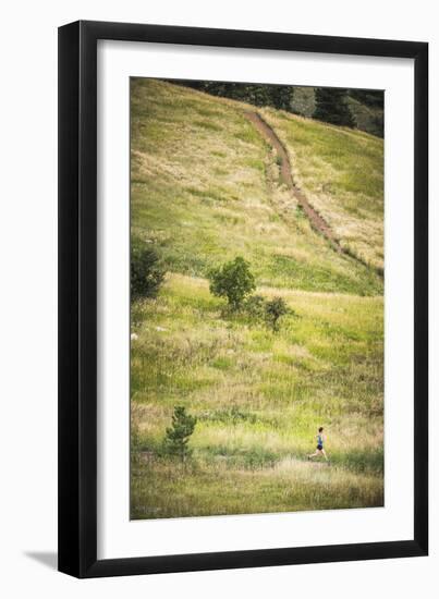 Yuki Tsuji, Morning Trail Run In Chautauqua Park - Home To The Flatirons Of Boulder, Colorado-Dan Holz-Framed Photographic Print