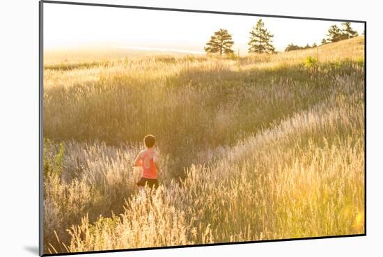 Yuki Tsuji, Morning Trail Run In Chautauqua Park - Home To The Flatirons Of Boulder, Colorado-Dan Holz-Mounted Photographic Print