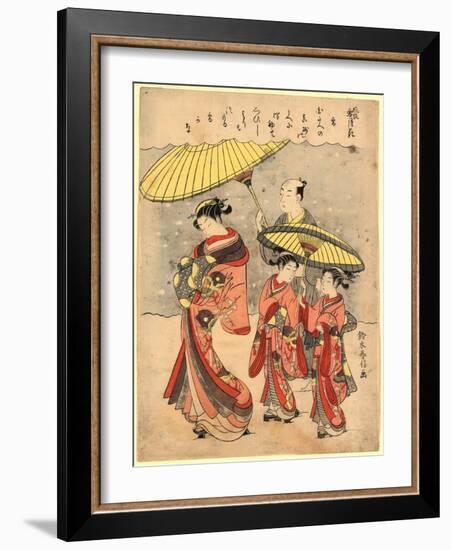 Yuki-Suzuki Harunobu-Framed Giclee Print