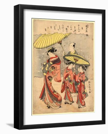 Yuki-Suzuki Harunobu-Framed Giclee Print