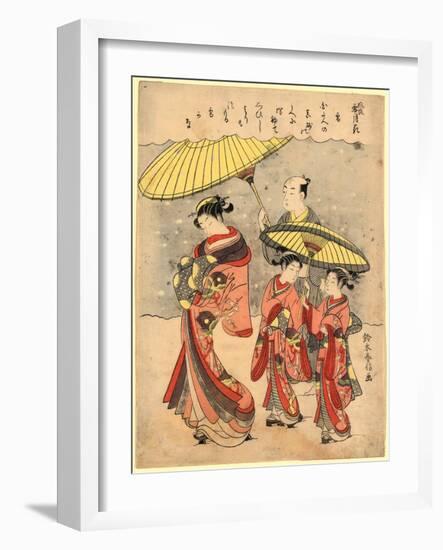 Yuki-Suzuki Harunobu-Framed Giclee Print