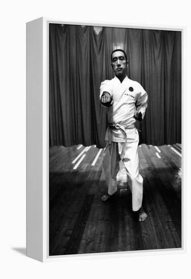 Yukio Mishima Training-Mario de Biasi-Framed Premier Image Canvas