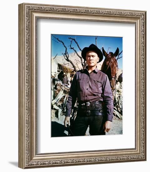 Yul Brynner, Return of the Seven (1966)-null-Framed Photo