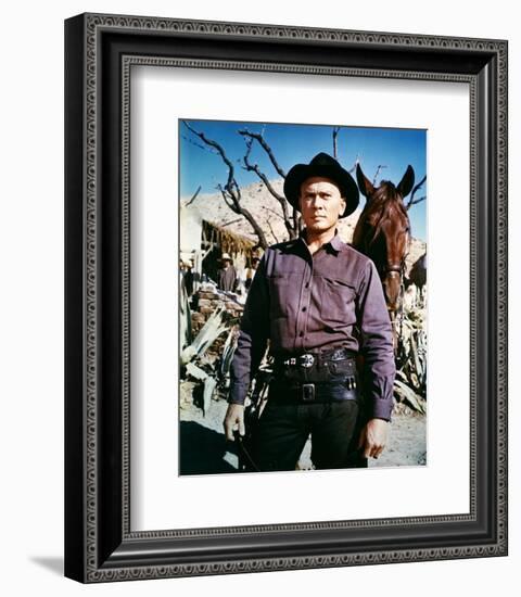 Yul Brynner, Return of the Seven (1966)-null-Framed Photo