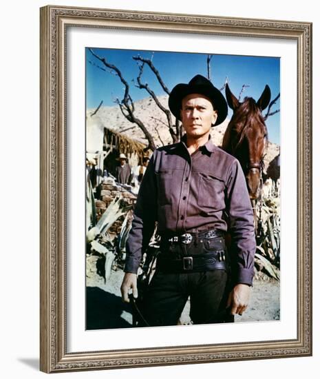 Yul Brynner, Return of the Seven (1966)-null-Framed Photo