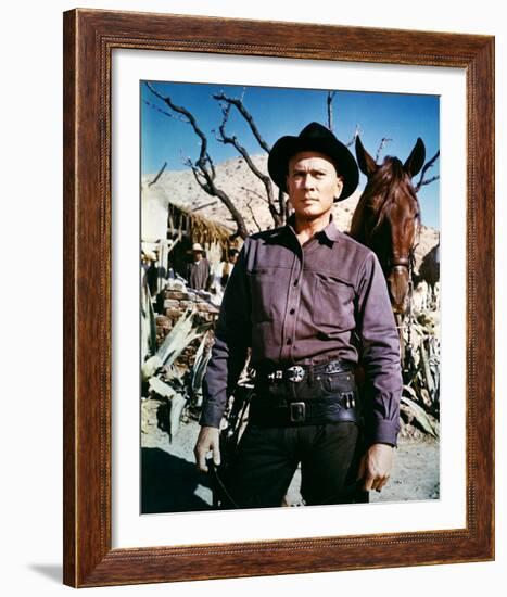 Yul Brynner, Return of the Seven (1966)-null-Framed Photo