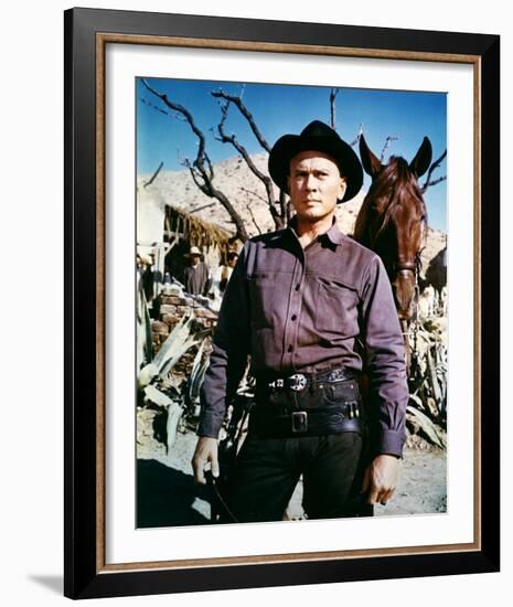 Yul Brynner, Return of the Seven (1966)-null-Framed Photo