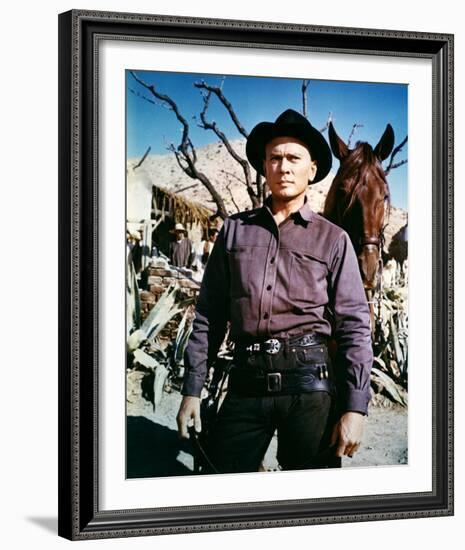 Yul Brynner, Return of the Seven (1966)-null-Framed Photo