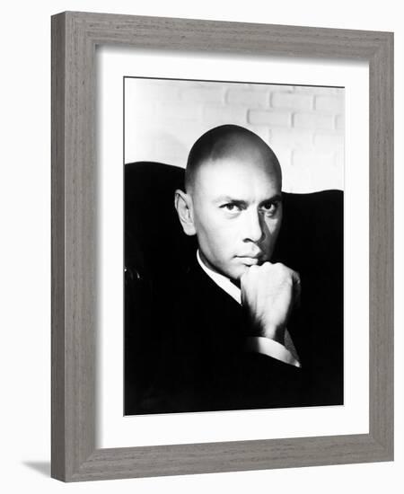 Yul Brynner. "The Brothers Karamazov" 1958, Directed by Richard Brooks-null-Framed Photographic Print